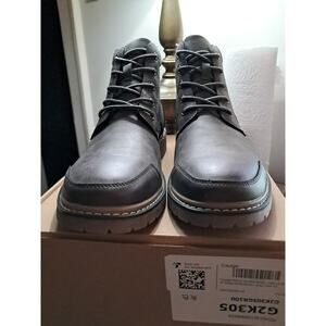 Coutgo Mens Chukka Boots Lace Up Dress Ankle Boot Size 10 Greyish Brown